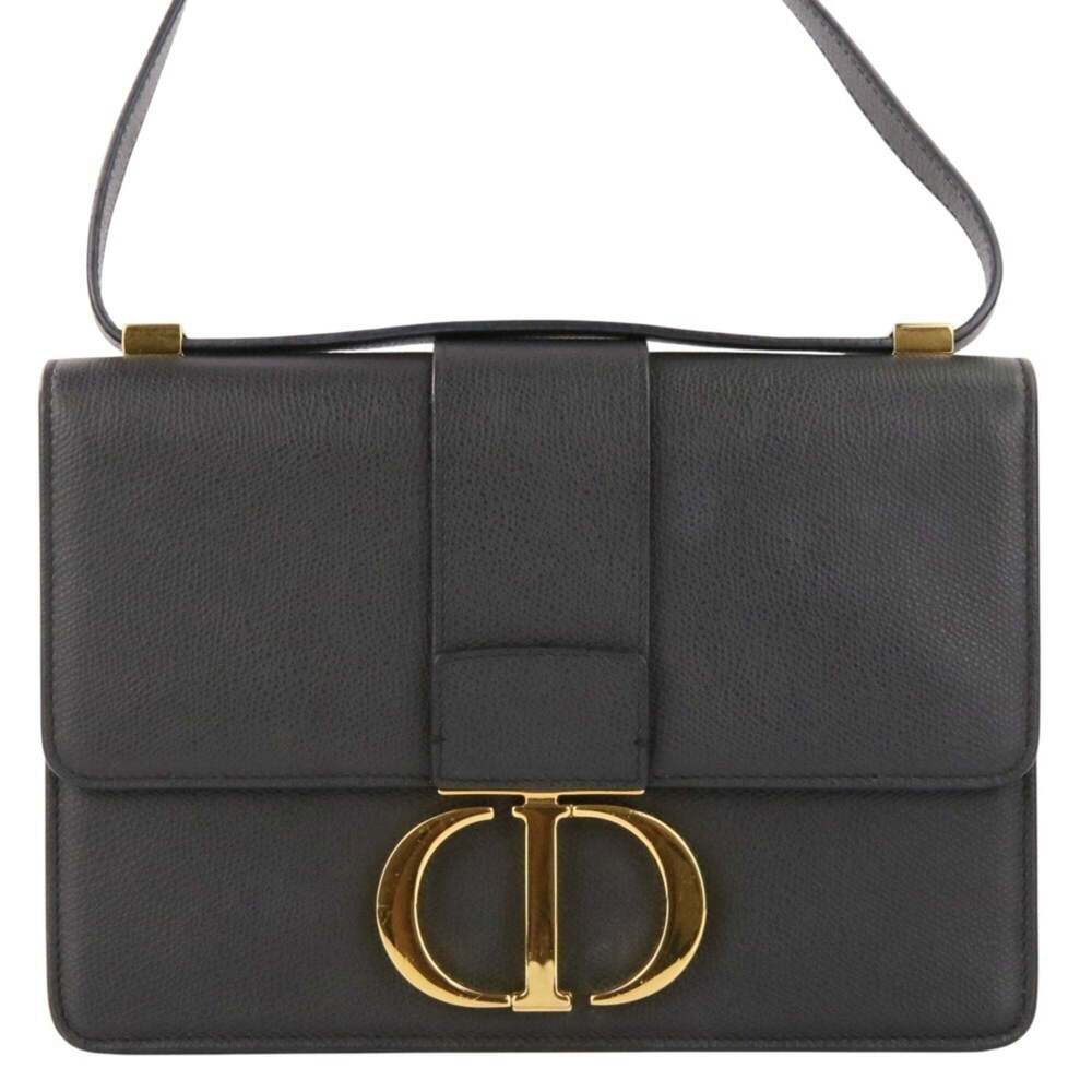 CHRISTIAN DIOR Black Leather Shoulder Bag - Picture 2 of 14